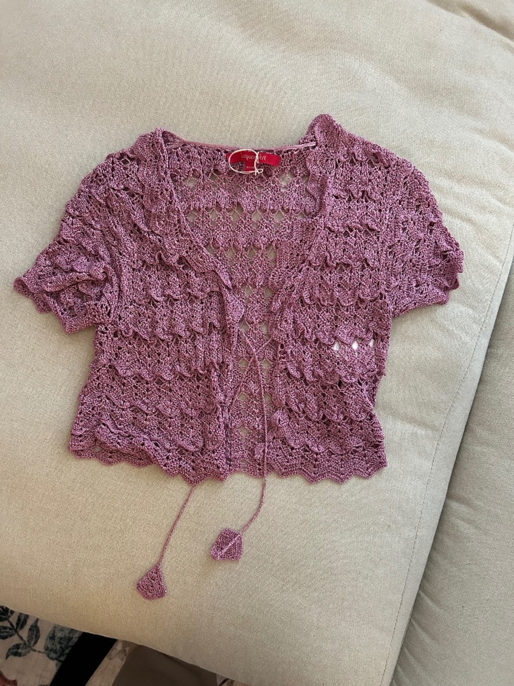 crocheted top